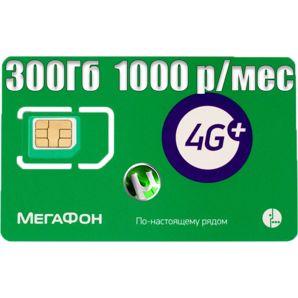 Мегафон Пакет «XXL»  300 Гб за 1000 купить в Краснодаре